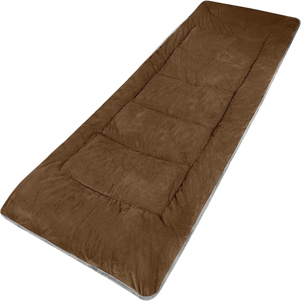 REDCAMP Camping Cot Mattress Pad for Adults, Comfortable Thicker Cotton Sleeping Cot Pad 75X29Inches, Navy Blue