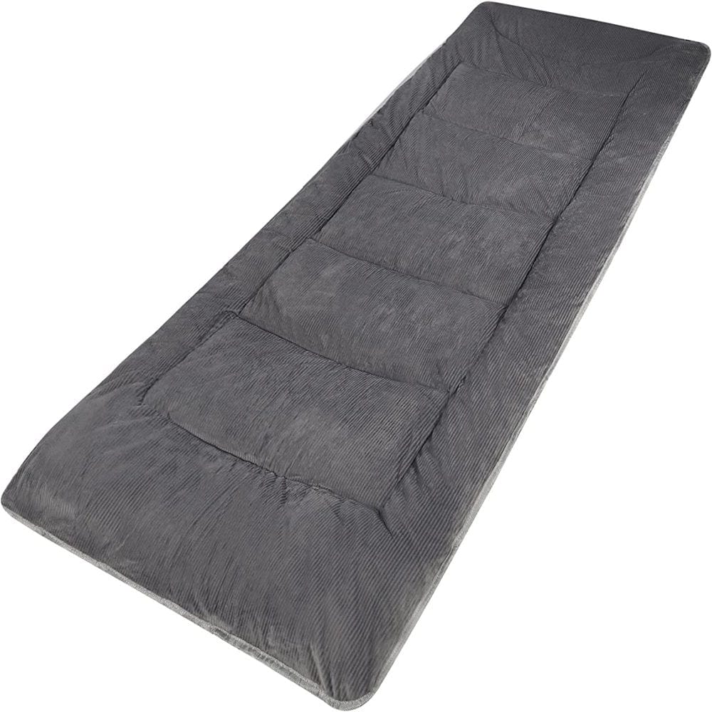 REDCAMP Camping Cot Mattress Pad for Adults, Comfortable Thicker Cotton Sleeping Cot Pad 75X29Inches, Navy Blue