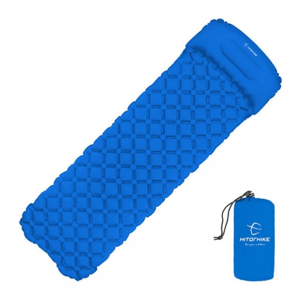 Sleeping Pad Fast Inflatable Airbag Camping Pad Inflatable Mattress with Pillow Life Mat