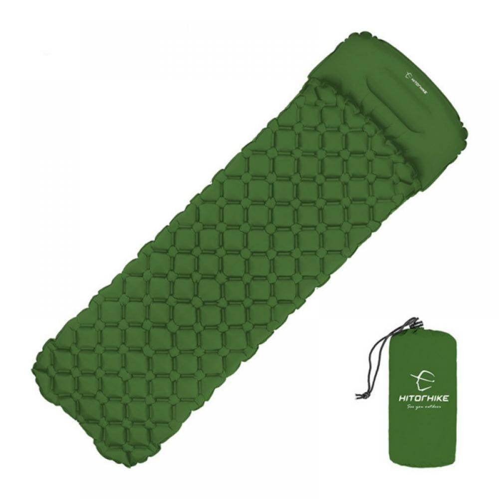 Sleeping Pad Fast Inflatable Airbag Camping Pad Inflatable Mattress with Pillow Life Mat