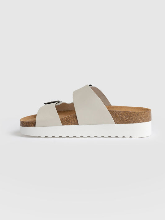 Sutton Slide - Cream Studded