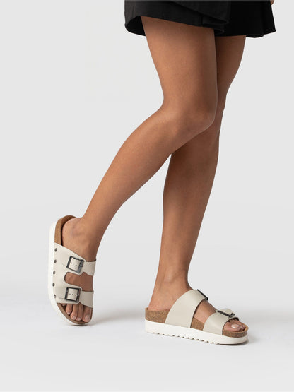 Sutton Slide - Cream Studded