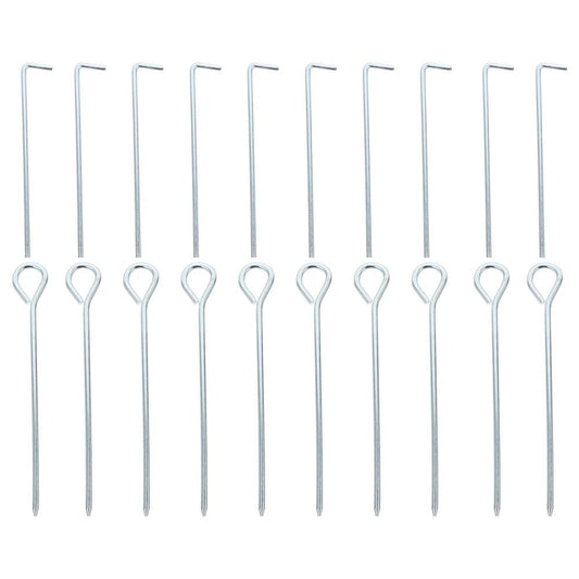 TINKSKY 20Pcs Iron Tent Pegs Anti-Rust Tent Nails Outdoor Tent Accessory Thicken Tent Nail