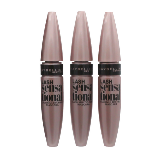 Maybelline Lash Sensational Black Mascara Trio Pack