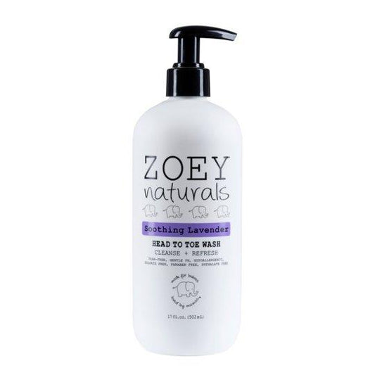 Zoey Naturals Head to Toe Wash 17oz